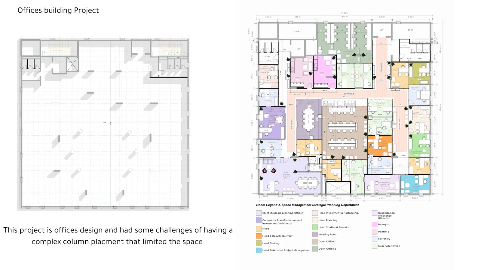 Administrative Office Planning portfolio spread